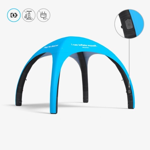 Namiot reklamowy Air Premium Automatic, z wbudowanym powerbankiem oraz pompką