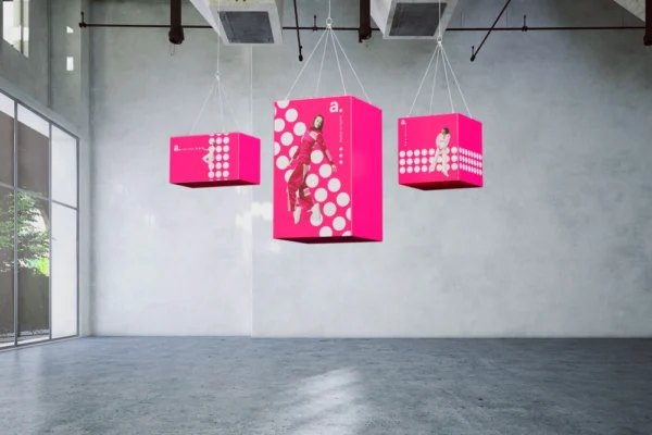 adFrame CTF 100x100x100 Hanging LED