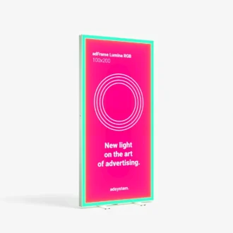 image adFrame Lumina RGB 100x200cm dwustronny