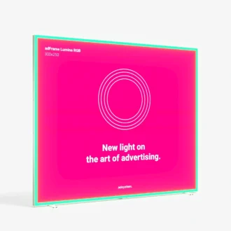 image adFrame Lumina RGB 300x250 cm jednostronny