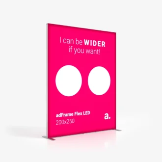 image adFrame Flex LED 200x250