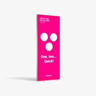 image adFrame Quick Safe Case Silver 100x250