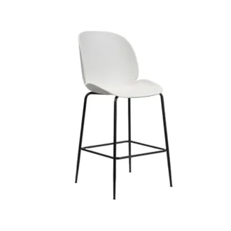 image (4) hoker Hoker Boliwia białe siedzisko/czarne nogi komplet