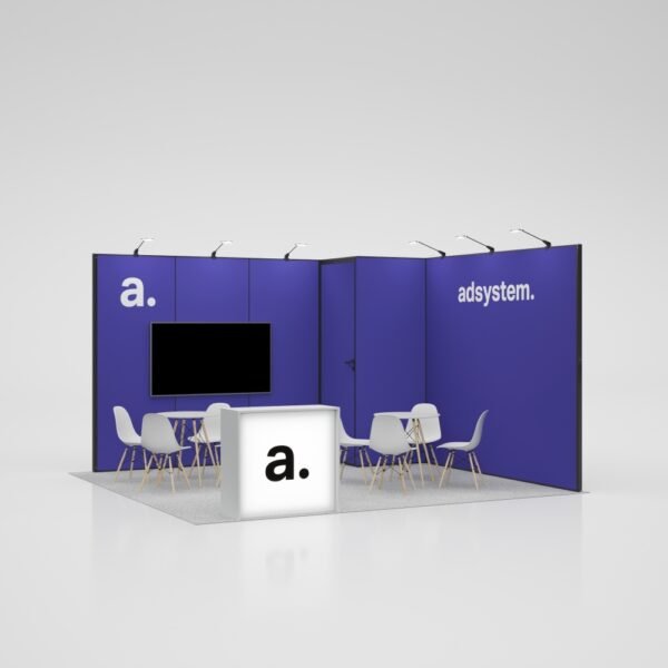 image Gotowe stoisko Multiframe stand - MT3 (z akcesoriami)